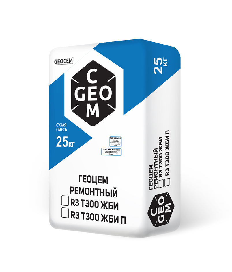 Тиксотропная смесь Геоцем R3 Т300 ЖБИ П