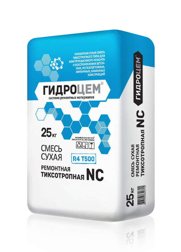 Тиксотропный состав Гидроцем ремонтный R4 Т500 NC