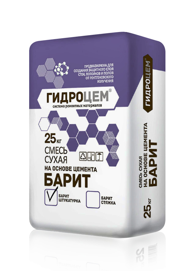 Смесь Гидроцем Барит штукатурка